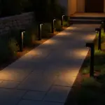 Schema di illuminazione per camminamenti esterni: la soluzione sicura che valorizza anche di sera