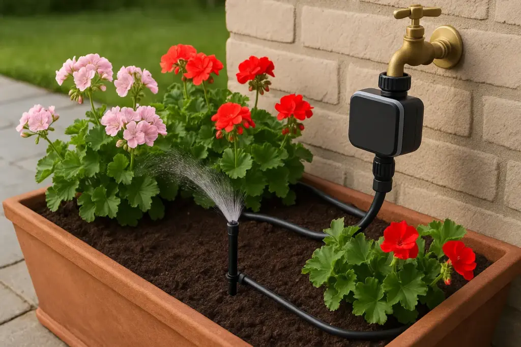 Irrigazione automatica per le fioriere del cortile: come funziona e i risparmi che puoi ottenere