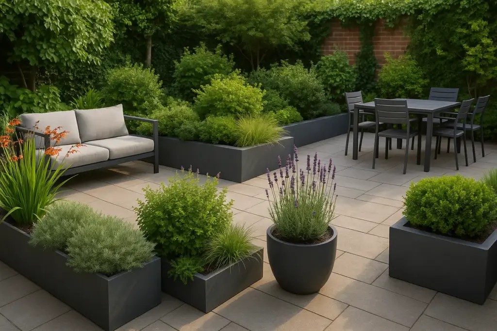 Come usare piante e fioriere per definire gli spazi? Il metodo scelto dai garden designer