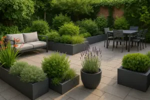 Come usare piante e fioriere per definire gli spazi? Il metodo scelto dai garden designer