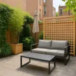 Come ottenere la massima privacy in un patio cittadino? Idee di design che sorprendono davvero