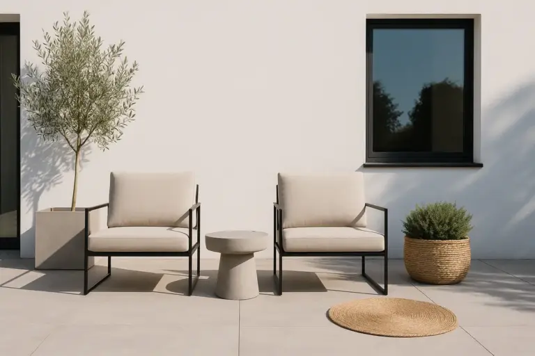 Minimalismo per esterni: perché pochi pezzi fanno grande stile