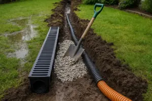 Gestire il drenaggio dell’acqua in giardino: la soluzione pratica contro ristagni e allagamenti