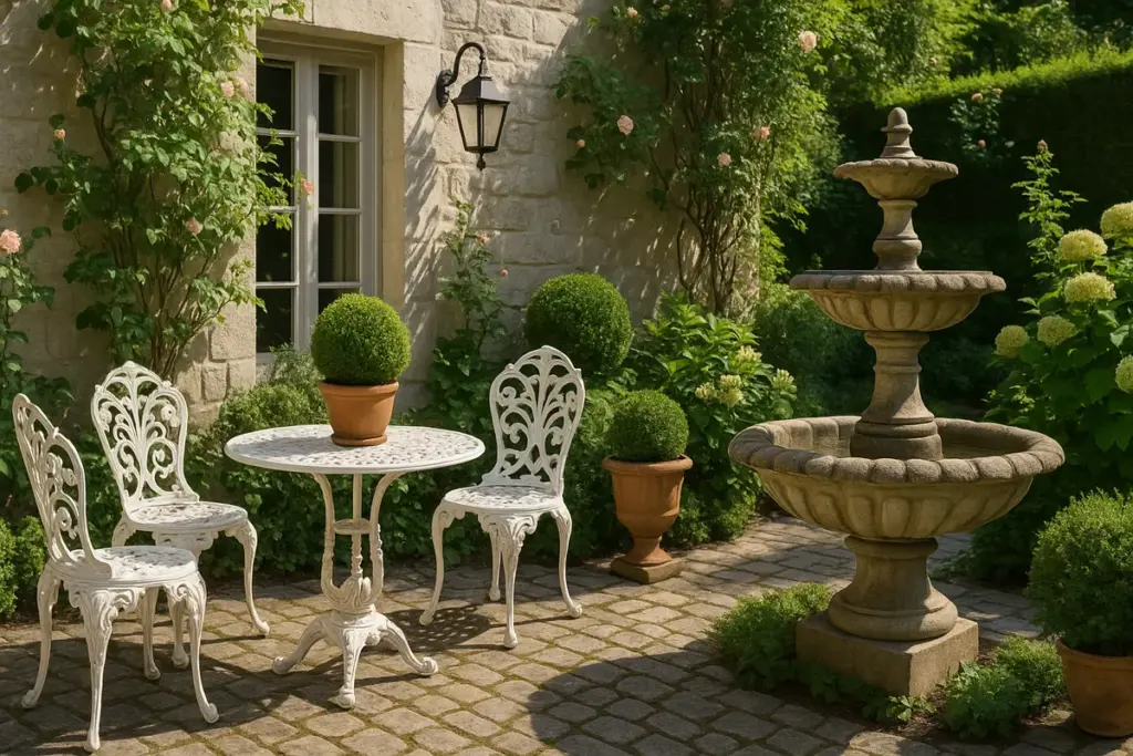 Come si scelgono i complementi per un cortile in stile classico? I dettagli che fanno la differenza
