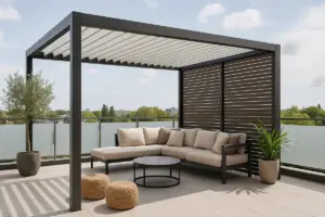 Pergolati autoportanti per terrazzi: spunti di design che aumentano spazio e privacy
