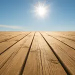 Il legno del terrazzo sotto il sole d’agosto: proteggerlo ora o piangerlo a settembre