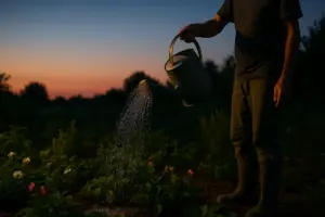 L’acqua della sera: perché i giardinieri di una volta annaffiavano dopo il tramonto
