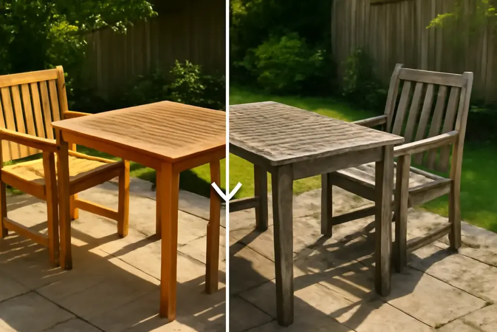 Mobili da giardino in legno di teak o acacia: quale dura di più all’aperto