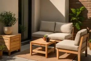 Arredo modulare per piccoli spazi outdoor: il pezzo che cambia tutto