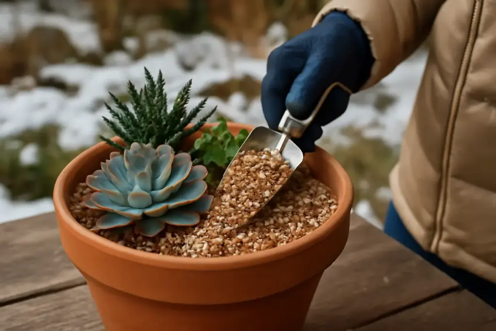 Succulente da esterno in vaso: il substrato che le salva davvero dall’inverno