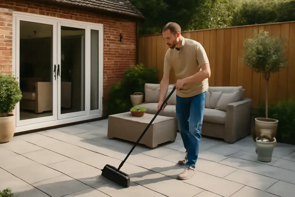 Cortile a bassa manutenzione: il materiale per pavimenti che risparmia più tempo