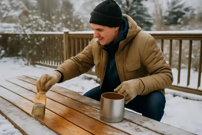 Trattamento del legno da esterno in inverno: il momento giusto che in pochi rispettano