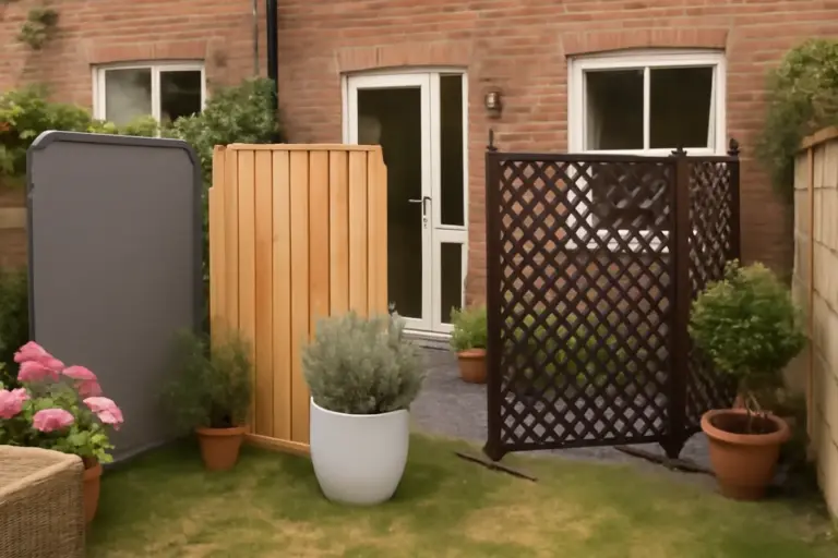 Divisori per giardino piccolo in affitto: soluzioni rimovibili e belle