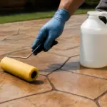 Pavimento in cemento decorativo per cortile: il trattamento che lo salva dall’usura