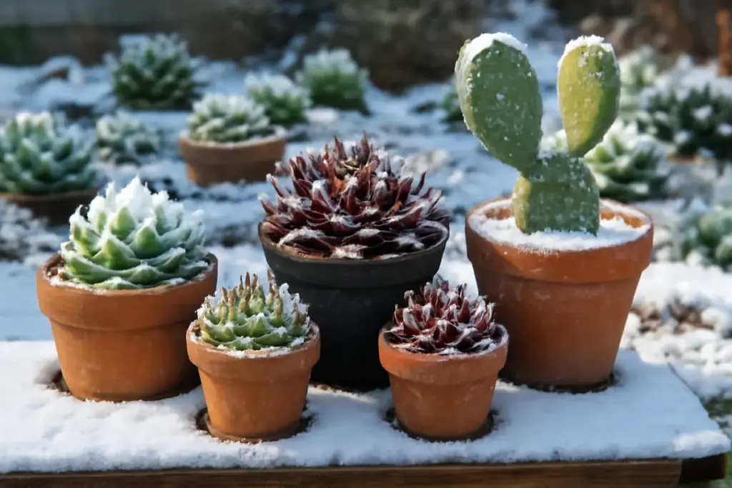 Succulente resistenti al freddo per esterni: quelle che reggono senza copertura