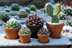 Succulente resistenti al freddo per esterni: quelle che reggono senza copertura
