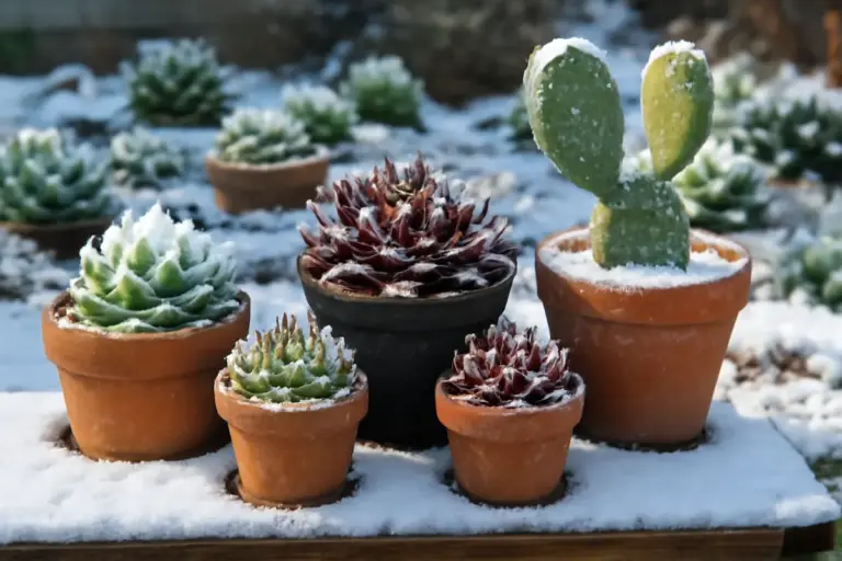Succulente resistenti al freddo per esterni: quelle che reggono senza copertura