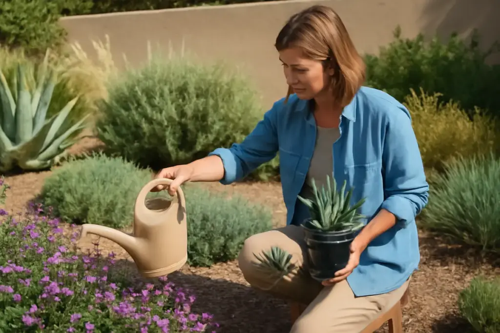 Giardino low maintenance con poca acqua: la scelta delle piante che cambia tutto