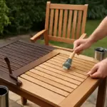 Verniciare o oliare i mobili da giardino in legno: la differenza sostanziale
