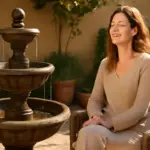 Fontana da appoggio in cortile relax: l’effetto benessere che molti sottovalutano