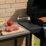 Piano di lavoro accanto al barbecue: le misure minime che fanno la differenza