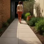 Gres porcellanato per cortile esterno: il formato che valorizza anche gli spazi stretti