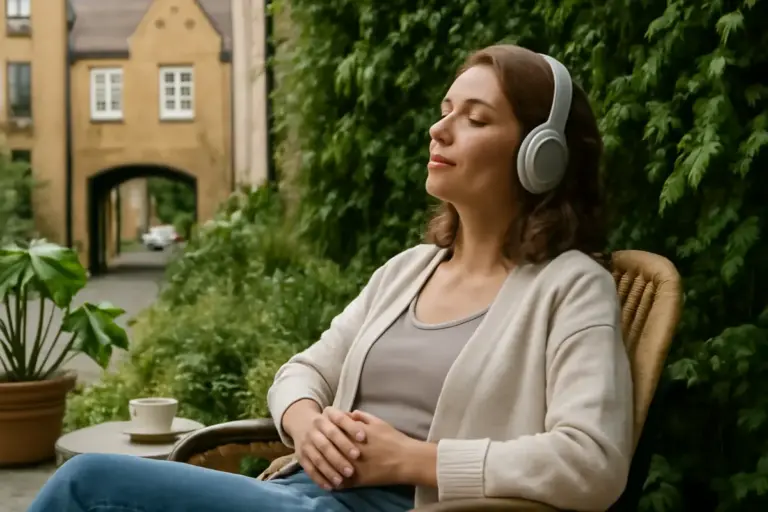 Acustica nel cortile relax: come ridurre il rumore urbano senza barriere invasive