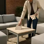 Composizione modulare da esterno per cortile urbano: il criterio di scelta