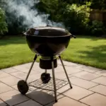 Pavimentazione sotto il barbecue in giardino: quale materiale non scotta né cede