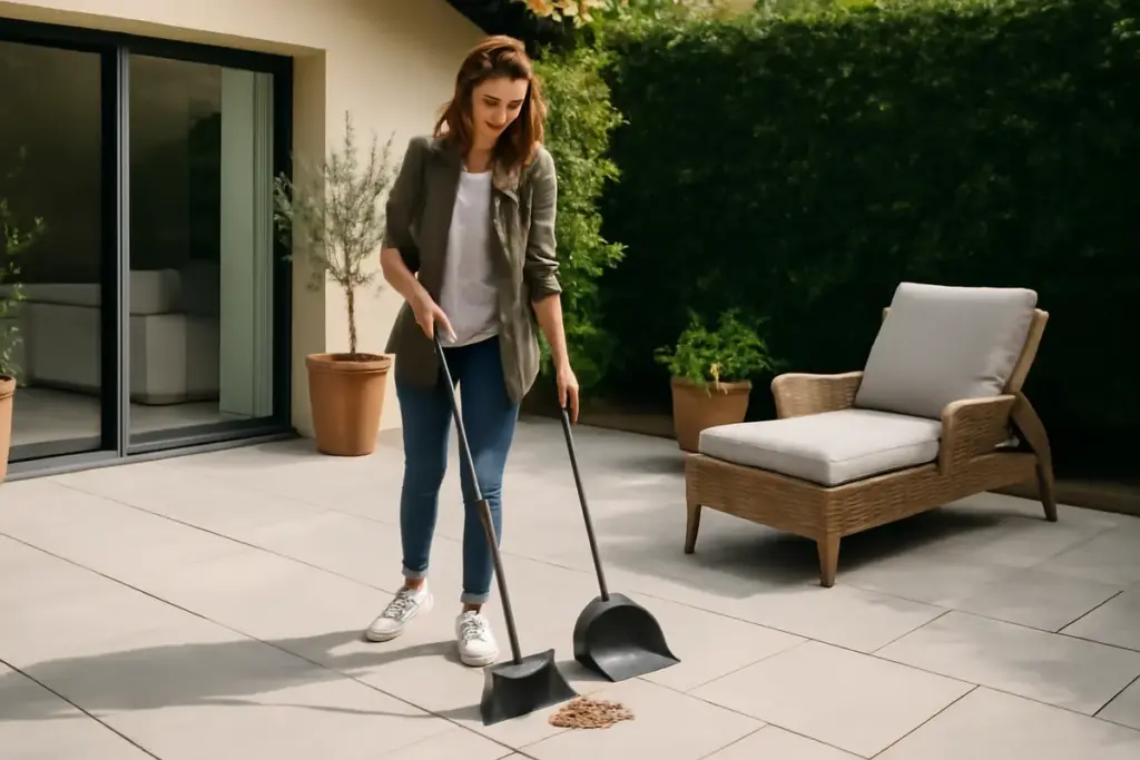 Progettare un patio facile da pulire: la superficie che fa la differenza