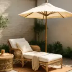 Zona relax in cortile esposta a nord: come renderla confortevole tutto il giorno