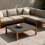 Set modulare outdoor su pavimento in gres: la base che in pochi valutano
