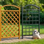 Grigliati in legno o metallo per il giardino: la differenza che incide sul costo