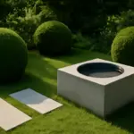 Elementi naturali e geometrici in giardino: la proporzione che li fa convivere